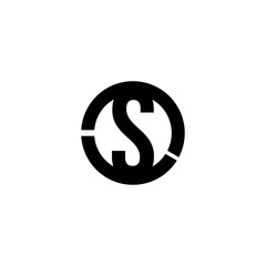 Fototapeta premium letter sign icon vector