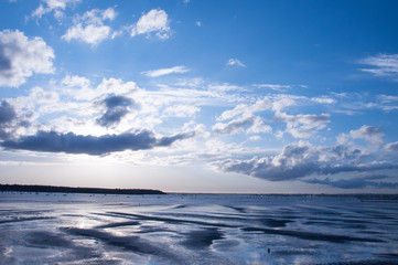 Fototapeta premium Poole harbour sunset