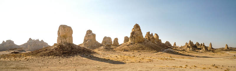 Fototapeta na wymiar Beautiful Rock formations of Trona Pinnacles 