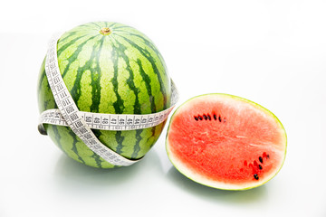 Watermelon, a typically sweet and juicy summer fruit. A very dietetic and light fruit.