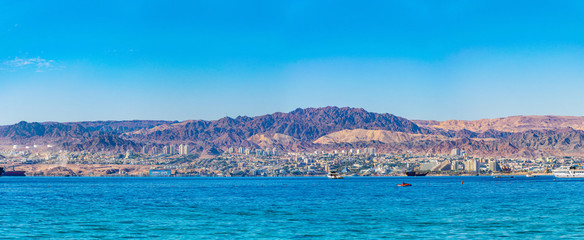 Seaside of Eilat in Israel