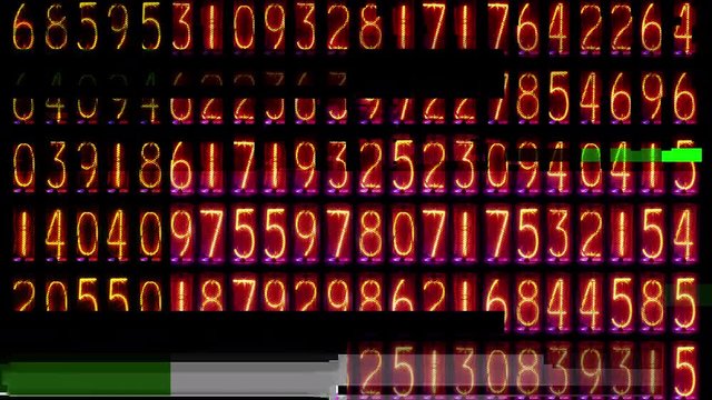 numbers code information counting glitch circuit bending