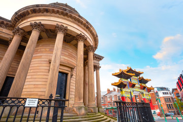 Liverpool Chinatown in the UK, the biggest Chinese community in Europe 