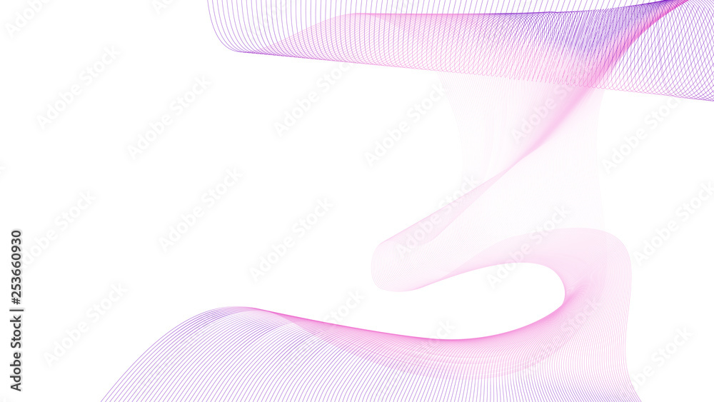 Poster Abstract background. Techno vector background with soft lines.