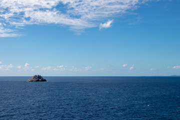 Rock in the middle of the Ocean