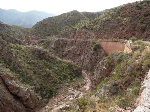 The view along famous route 40, in La Rioja, Artgentina.