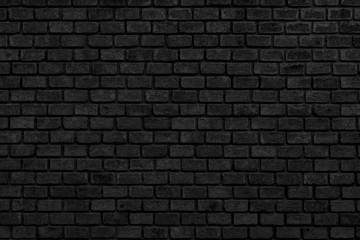 dark grey black brick wall  texture background