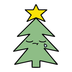 cute cartoon christmas tree