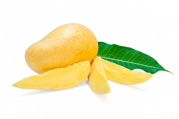 Mango isolated on white background