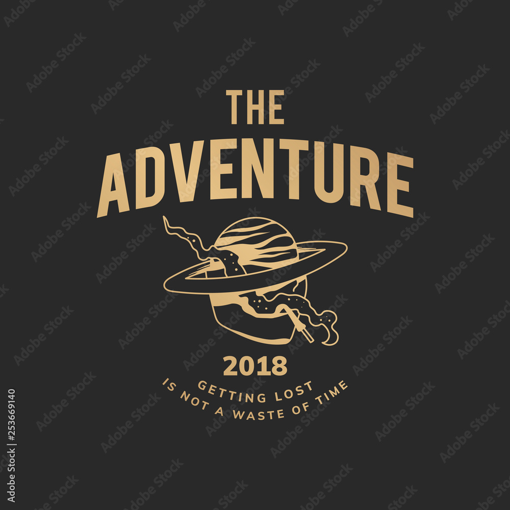 Wall mural The adventure illustration