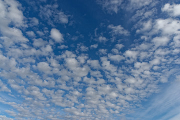 Himmel mit Wolken über Island