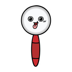cute cartoon magnifying glass
