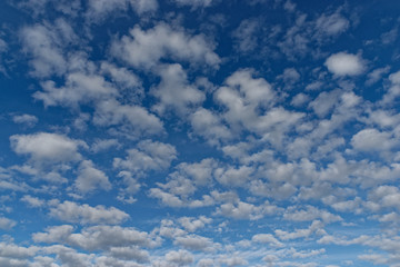Himmel mit Wolken über Island