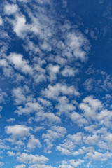 Himmel mit Wolken über Island