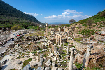 Obraz premium Ephesus historical ancient city. Selcuk / Izmir / Turkey