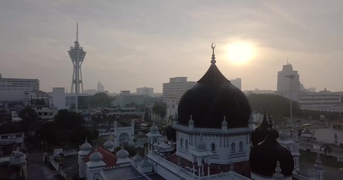Aerial view of Alor Setar, Kedah, Malaysia. 