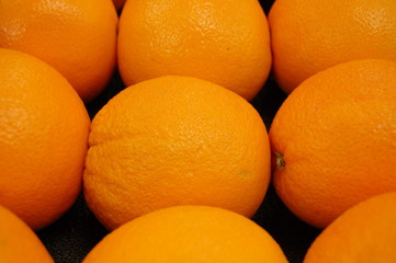 orange background of fresh oranges
