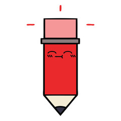 cute cartoon pencil