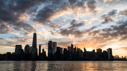 Fototapeta premium New York City Skyline at Sunset