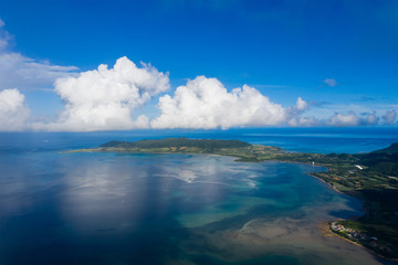 Beautiful Sky and sea in ishigaki island