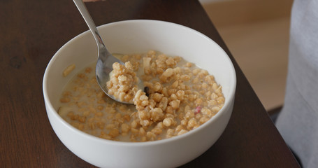 Cereal milk breakfast