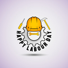happy labor day vector illustration