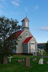 Naklejka premium alte Kirche von Reykholt, Island