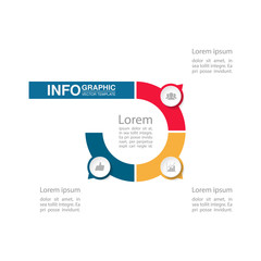 Vector infographic template for  diagram, graph, presentation, chart, business concept with 3 options.