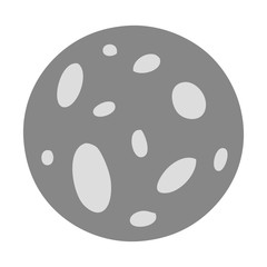 cartoon doodle of a full moon