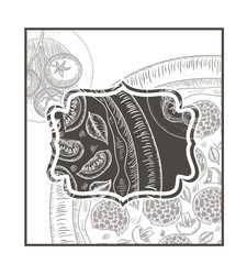 elegant frame victorian with italian food