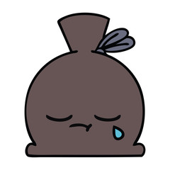 cute cartoon sack