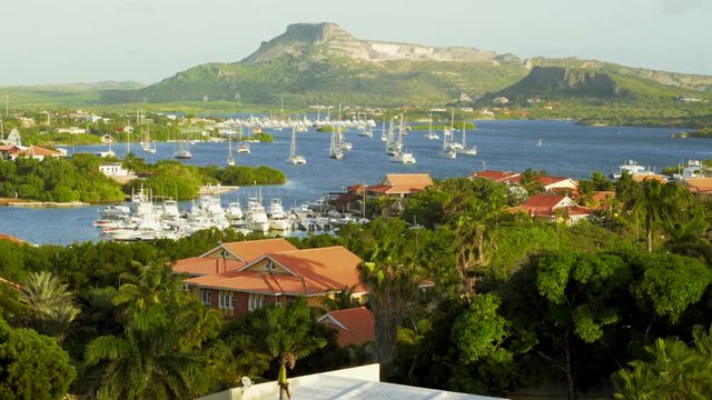 High view of Curacao