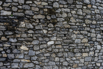 Italy, Varenna, Lake Como, FULL FRAME SHOT OF STONE WALL
