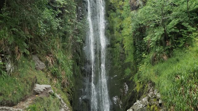 Majestic waterfall in nature of Ireland