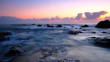 Beach in Malaysia as background