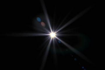 Fototapeta premium Abstract of sun with flare. natural background with lights and sunshine wallpaper.