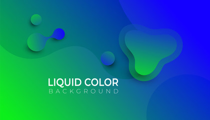  Fluid shapes composition. Eps10 vector.