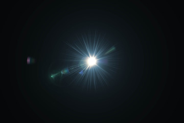 Abstract of sun with flare. natural background with lights and sunshine wallpaper.