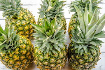 Fototapeta premium 6個のパイナップル