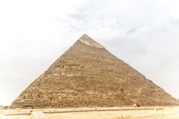 Obraz na płótnie Canvas Great pyramids in Giza