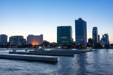 Naklejka premium Hochiminh City by night