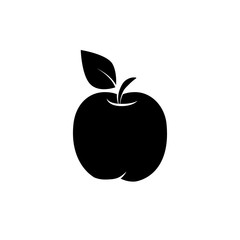 Apple vector icon.