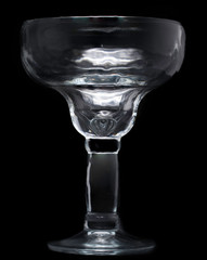 Margarita Glass on Black Background