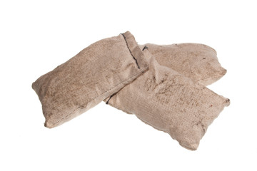 rag bag isolated on white background