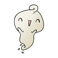 gradient cartoon kawaii cute dead ghost