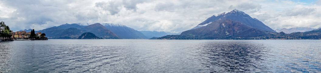 Italy, Varenna, Lake Como, Milford Sound, a body of water with Milford Sound in the background