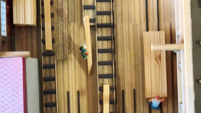 Model of wood production house