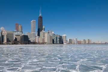 Chicago eingefroren 