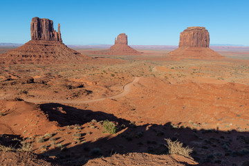Monument Valley Navajo Tribal Park on the Arizona-Utah border, USA