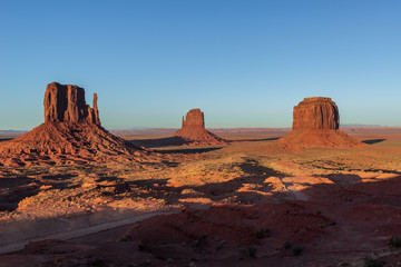 Monument Valley Navajo Tribal Park on the Arizona-Utah border, USA